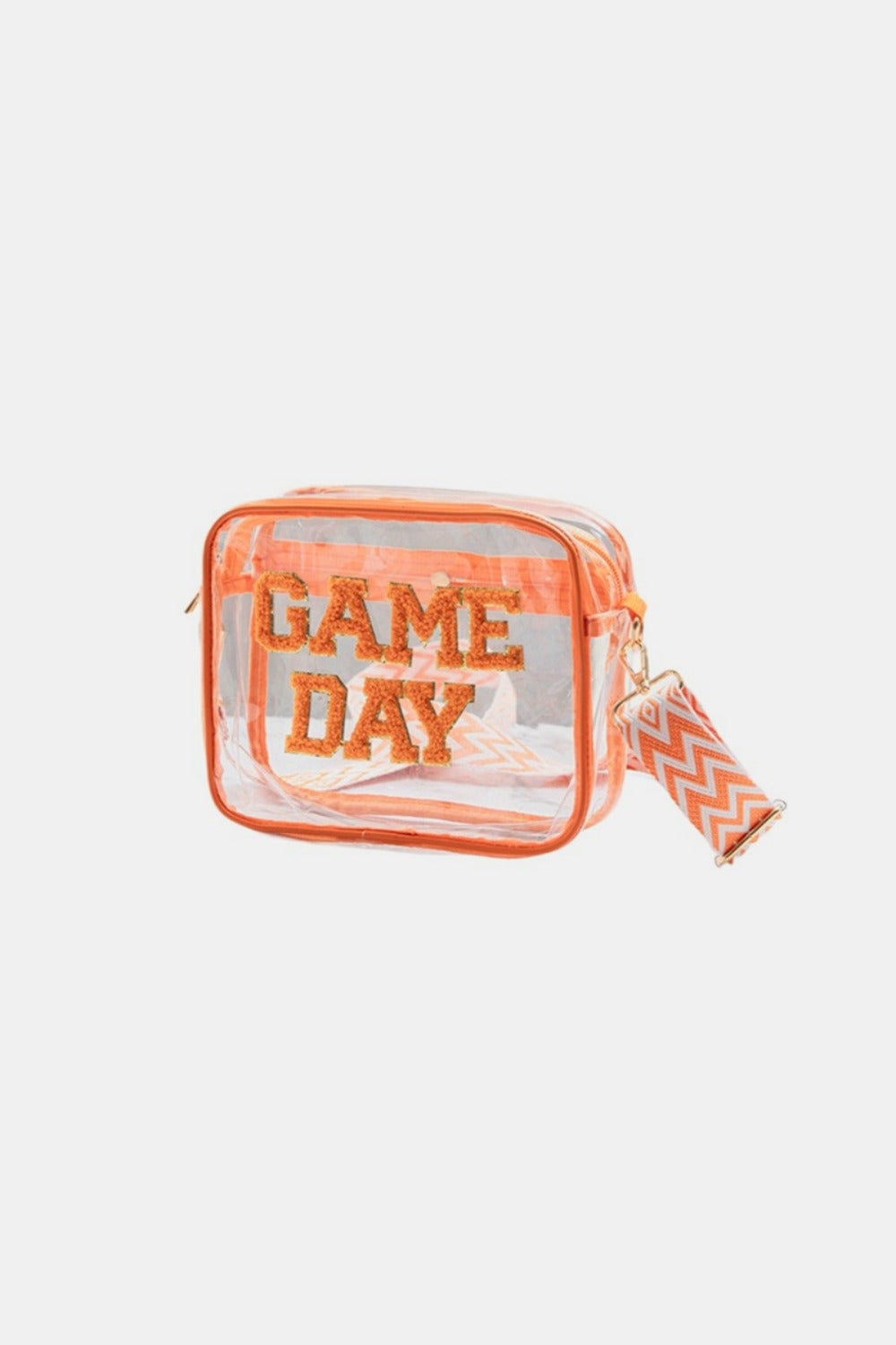 GAME DAY Stadium Approved Transparent Crossbody Bag | Football Season | Basketball Season