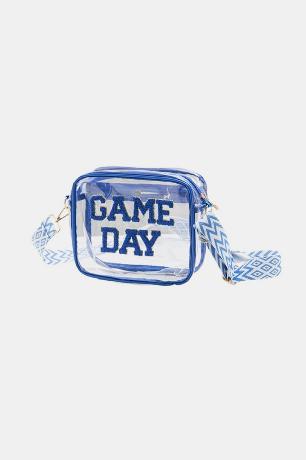 GAME DAY Stadium Approved Transparent Crossbody Bag | Football Season | Basketball Season