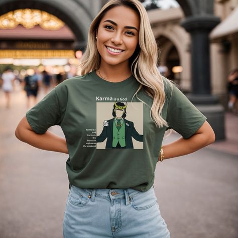 Taylor Swift Loki Shirt Karma is a God | Avengers Campus | Disney Parks Shirt