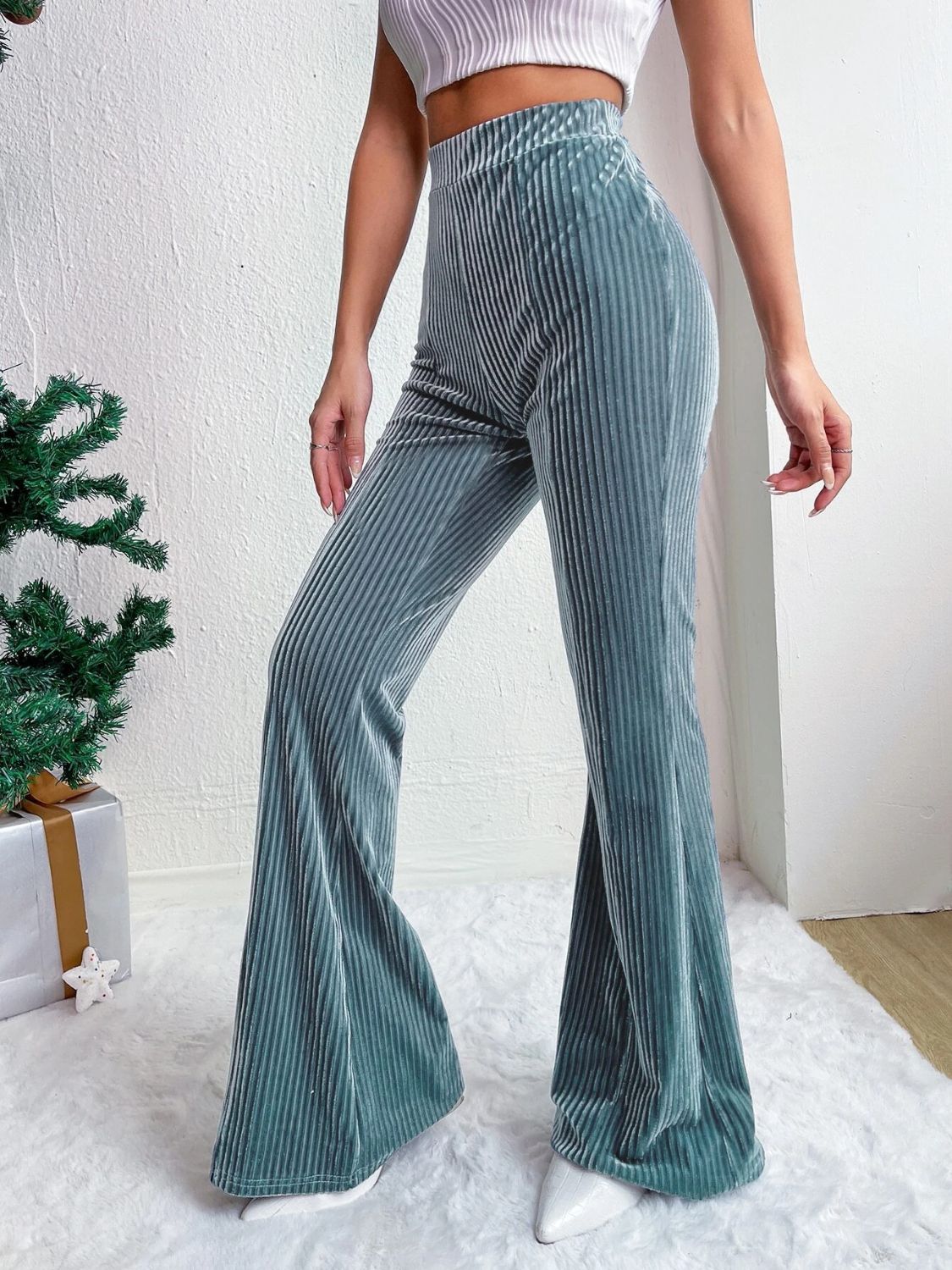 High Waist Flare Pants | Casual Fashion | Winter Fashion