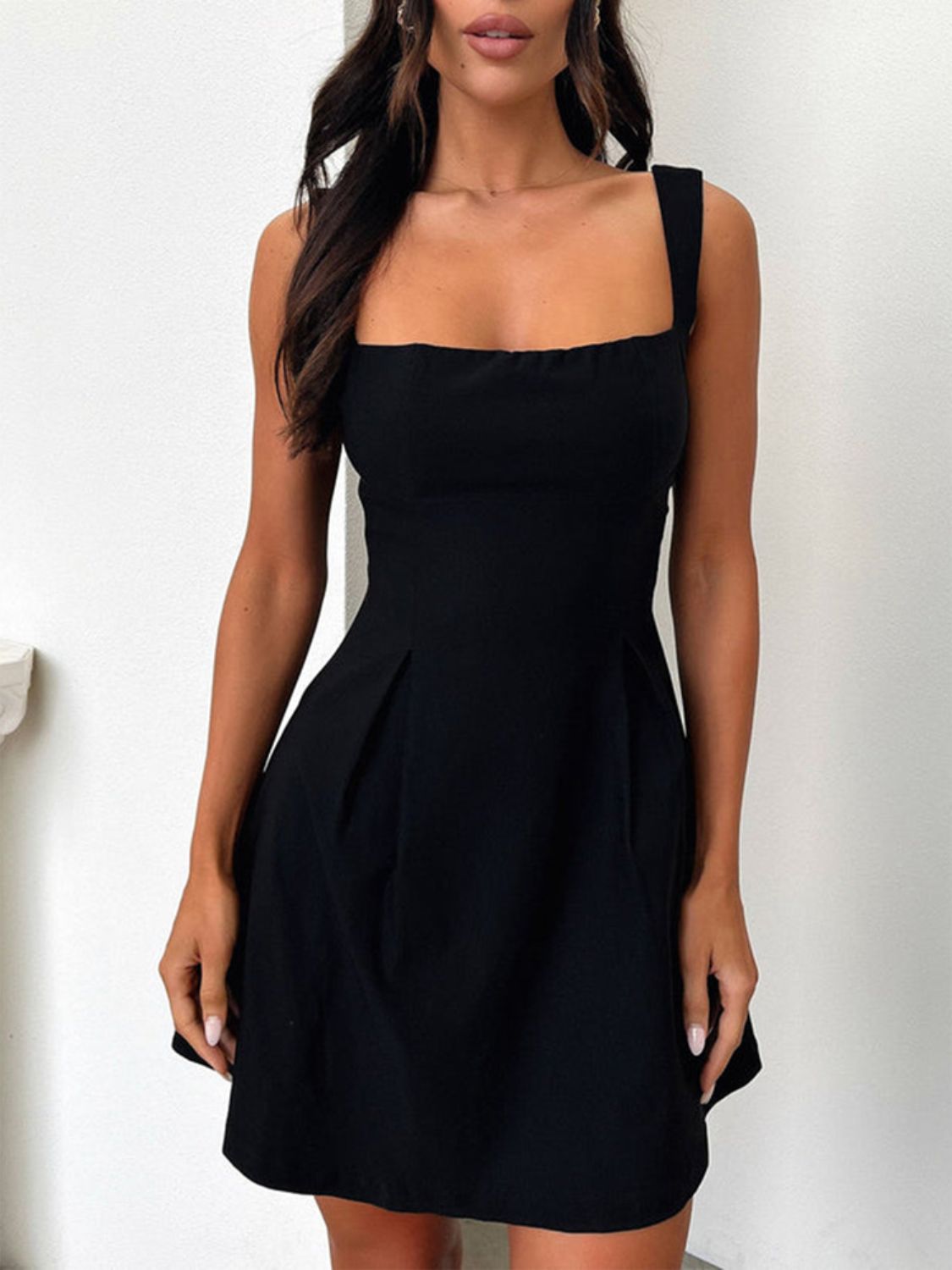 Bow Back Square Neck Mini Dress | Mini Dress | Date Night Dresses