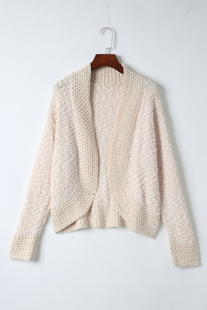 Solid Color Open Front Cardigan | Cardigan | Winter Fashion