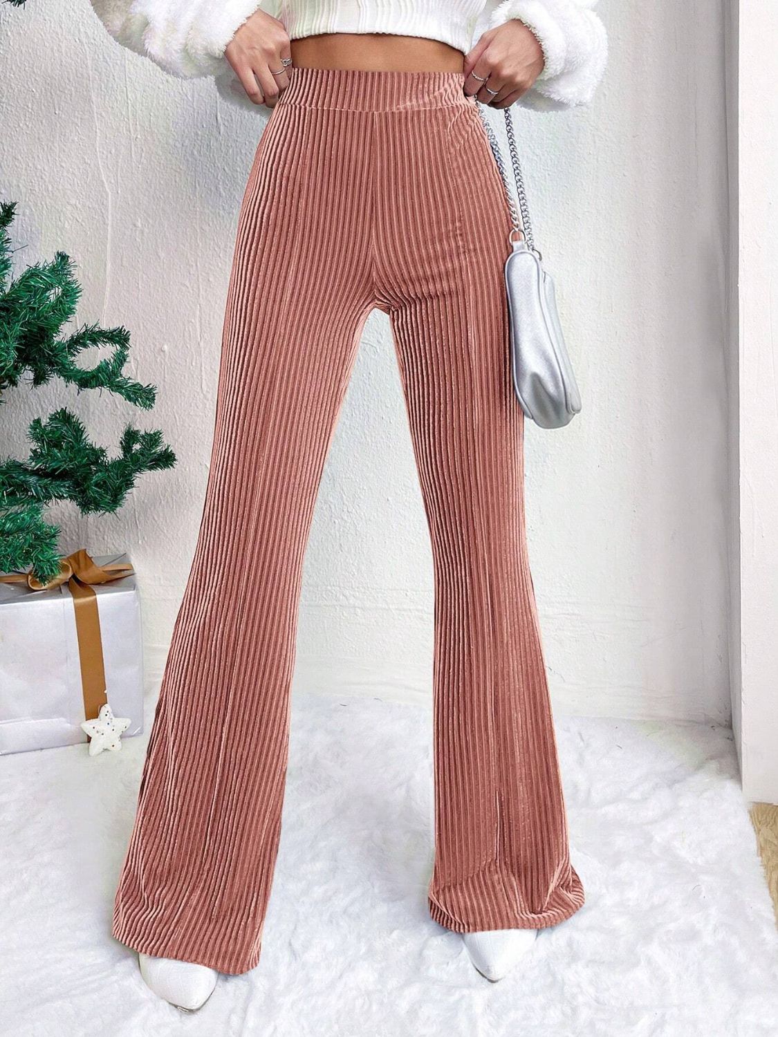 High Waist Flare Pants | Casual Fashion | Winter Fashion