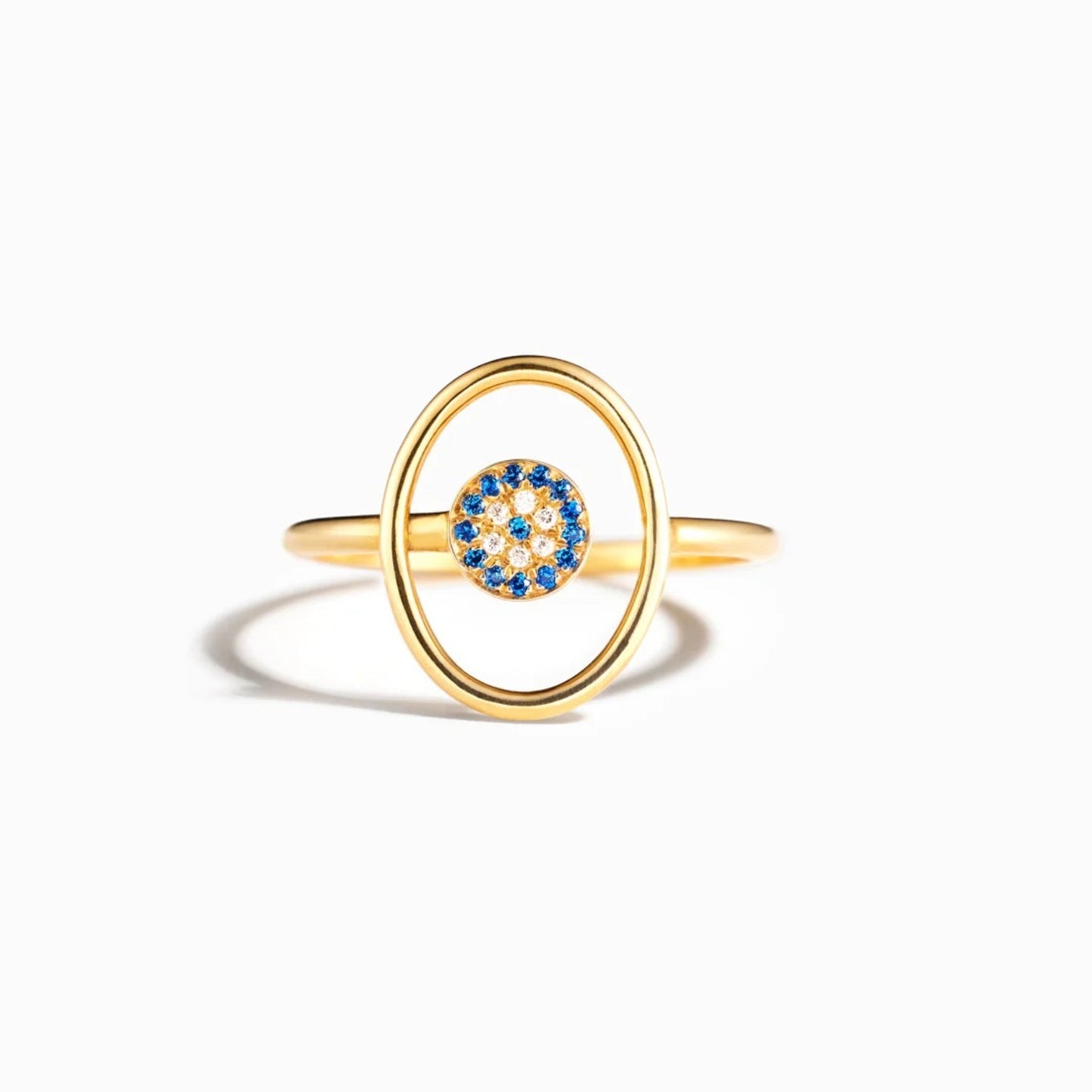 925 Sterling Silver Evil Eye Ring - Wander Free Boutique - 925 Sterling Silver Evil Eye Ring