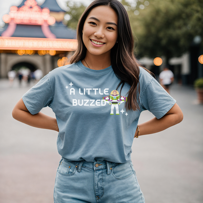 A Little Buzzed Disney Buzz Lightyear Drinking Shirt