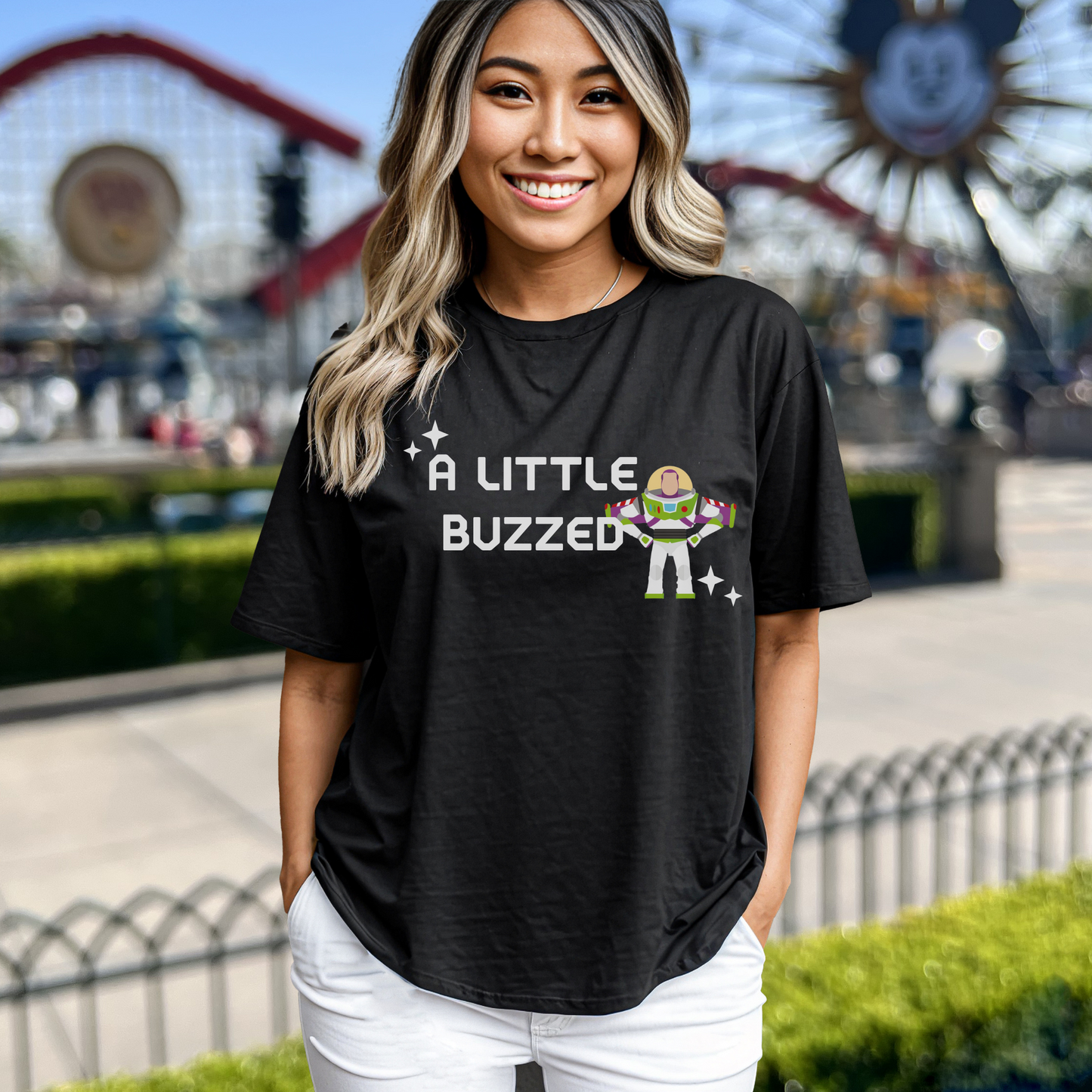 A Little Buzzed Disney Buzz Lightyear Drinking Shirt