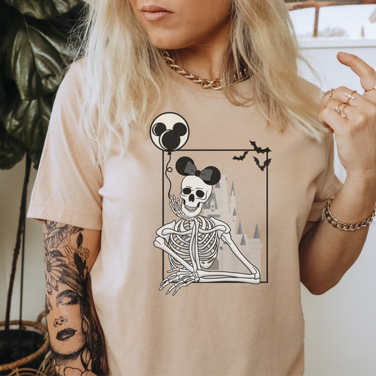 Mickey Skeleton Shirt | Retro Disney Skeleton Sweatshirt | Disney Pumpkin Halloween Shirt