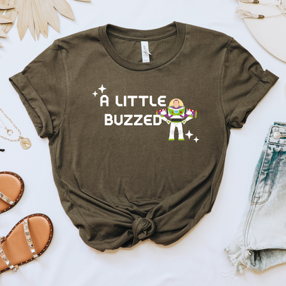 A Little Buzzed Disney Buzz Lightyear Drinking Shirt