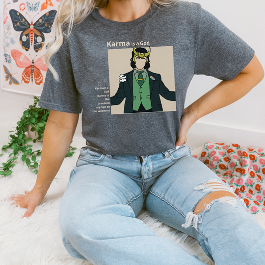 Taylor Swift Loki Shirt Karma is a God | Avengers Campus | Disney Parks Shirt