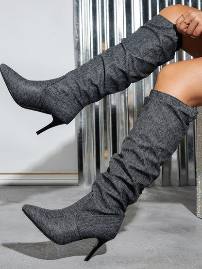 Point Toe Stiletto Boots | Fall Fashion | Winter Fashion