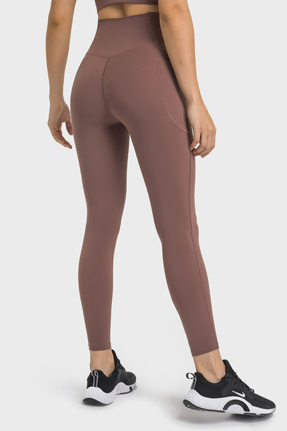 V-Waist Yoga Activewear Leggings with Pockets