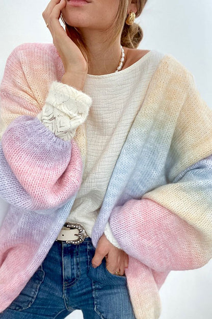 Gradient Open Front Drop Shoulder Cardigan | Lover Era | Cardigan