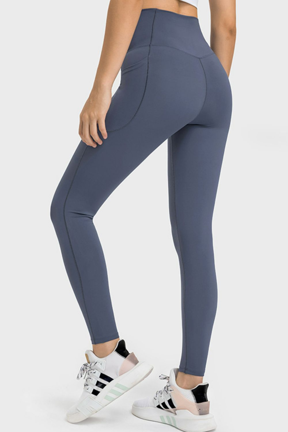 V-Waist Yoga Activewear Leggings with Pockets