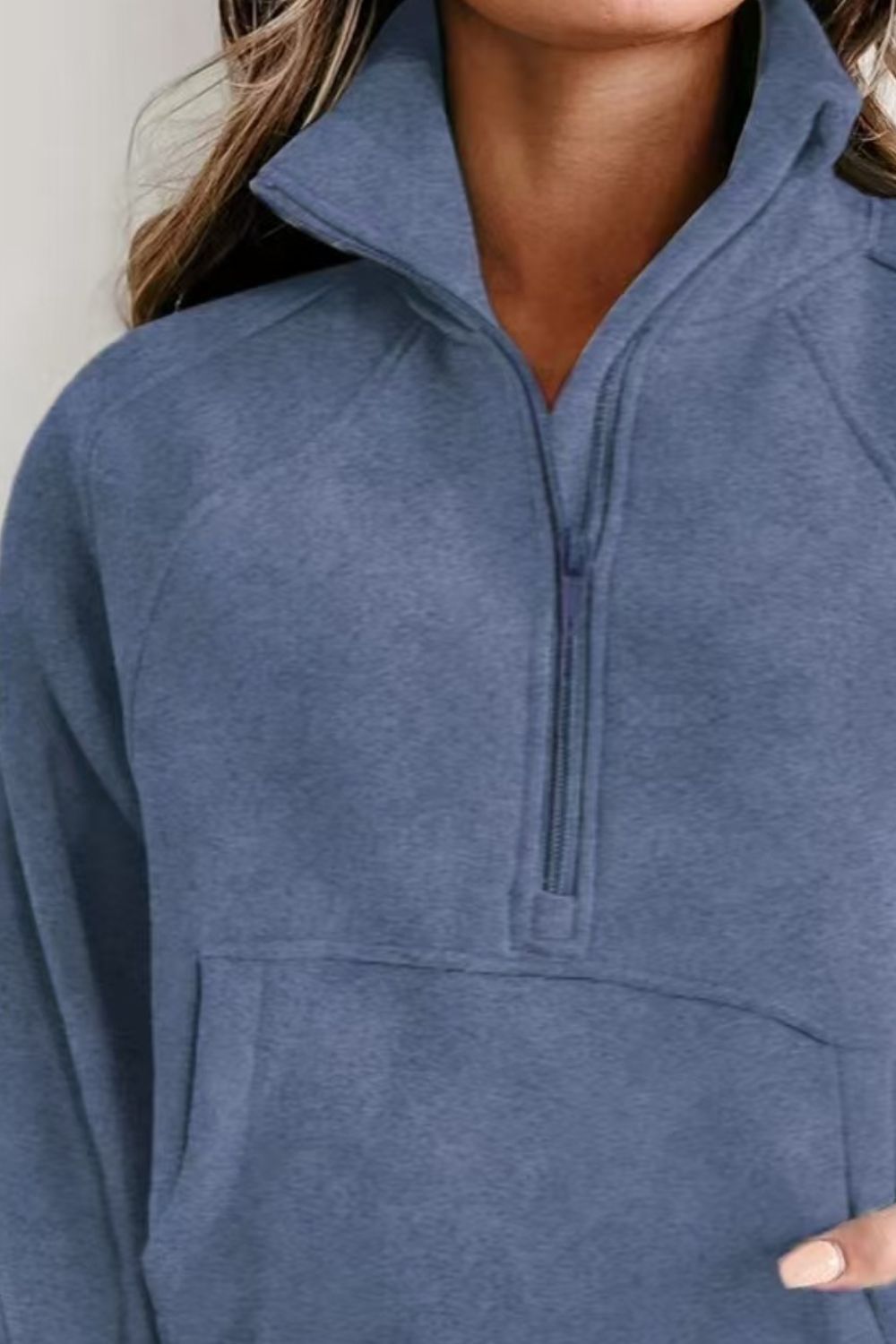 Half Zip Long Sleeve Sweatshirt | Cozy Sweatshirt | Loungewear