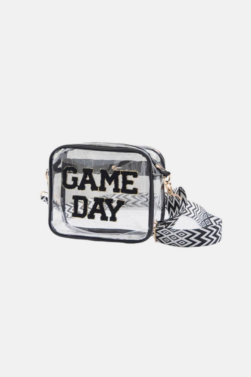 GAME DAY Stadium Approved Transparent Crossbody Bag | Football Season | Basketball Season