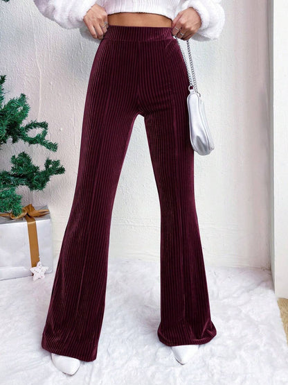 High Waist Flare Pants | Casual Fashion | Winter Fashion