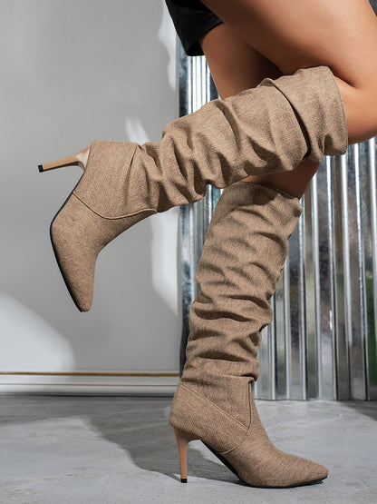 Point Toe Stiletto Boots | Fall Fashion | Winter Fashion