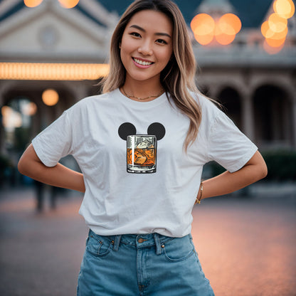 Disney Whiskey Shirt for Disney Shirt Disney Drinking Shirt Disney World Shirt Drinking Lover Tee Mickey Mouse Shirt Mickey Whiskey Shirt