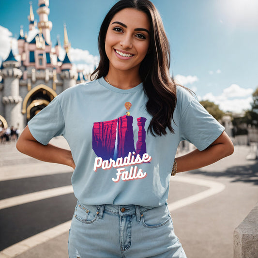 Disney UP Shirt, Paradise Falls Vintage Retro T-Shirt, Disney UP Movie Shirt, Adventure is out there Shirt, UP Balloon House Shirt, Up Gift