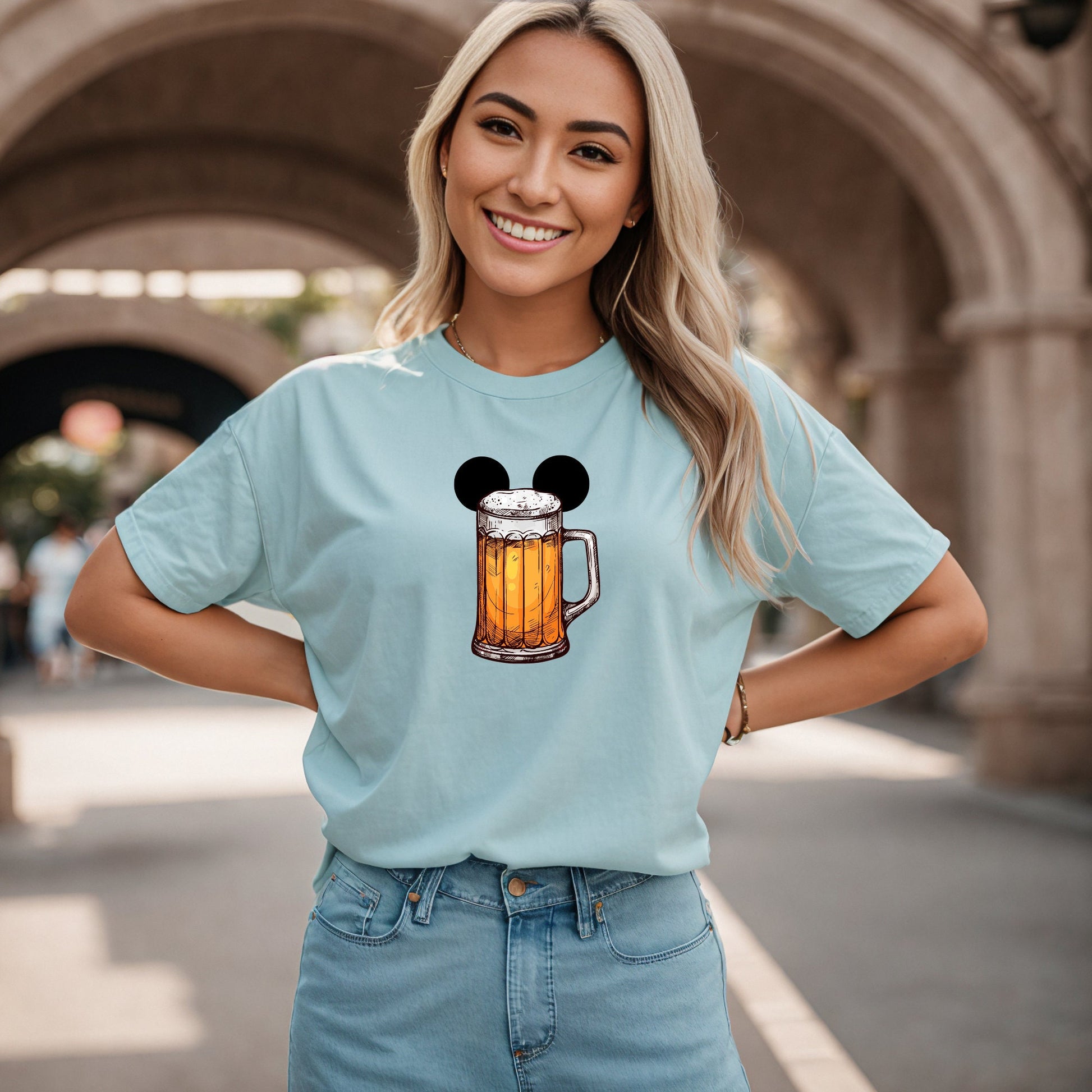 Disney Beer Drinking Tee, Disney Adult, Drinking Around the World EPCOT, Food and Wine Festival, Disney World, Disneyland, Beer, Disney Trip