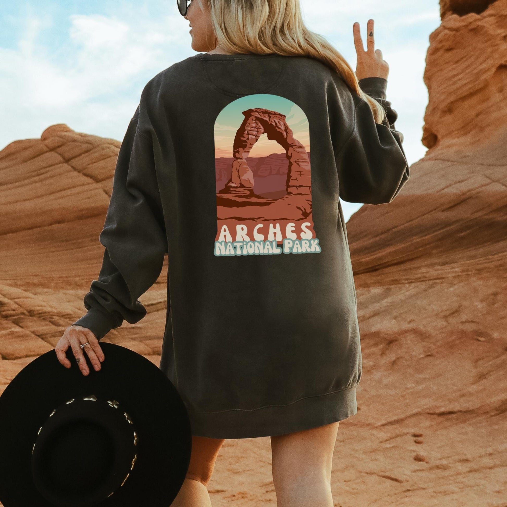 Vintage Desert Arches National Park Shirt, Adventure Shirt, Travel Shirt, Hiking Shirt, Cactus, Desert Shirt, Explore Shirt, Camping Shirt